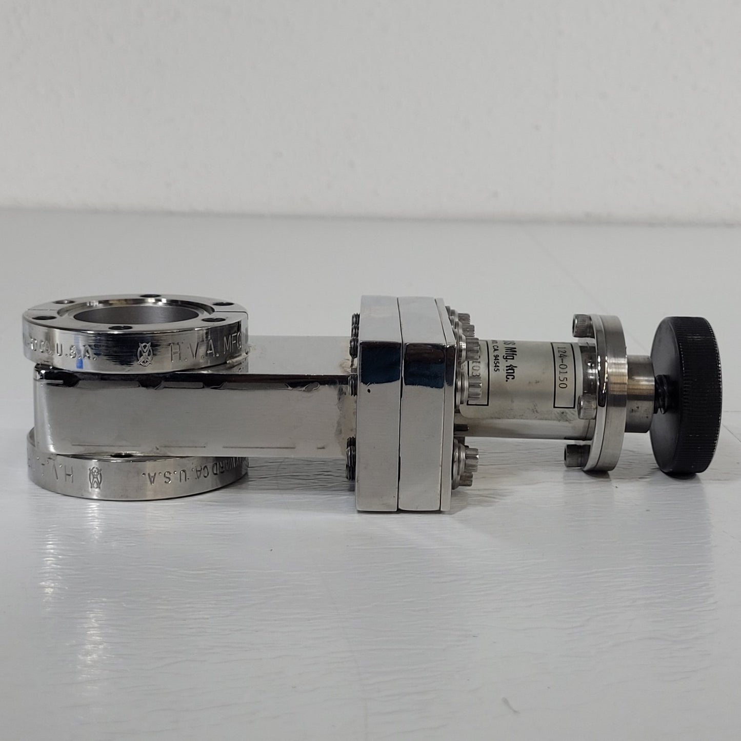 HVA 124-0150 Manual Gate Valve DN35CF 2.75" Conflat Ultra High Vacuum Apparatus