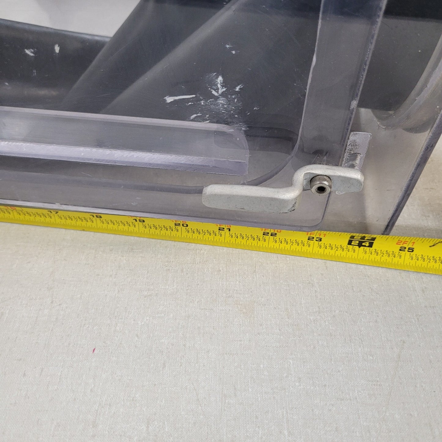 FOR PARTS Table Top Laboratory Controlled Gas Glovebox 24" X 25" X 20" Tall