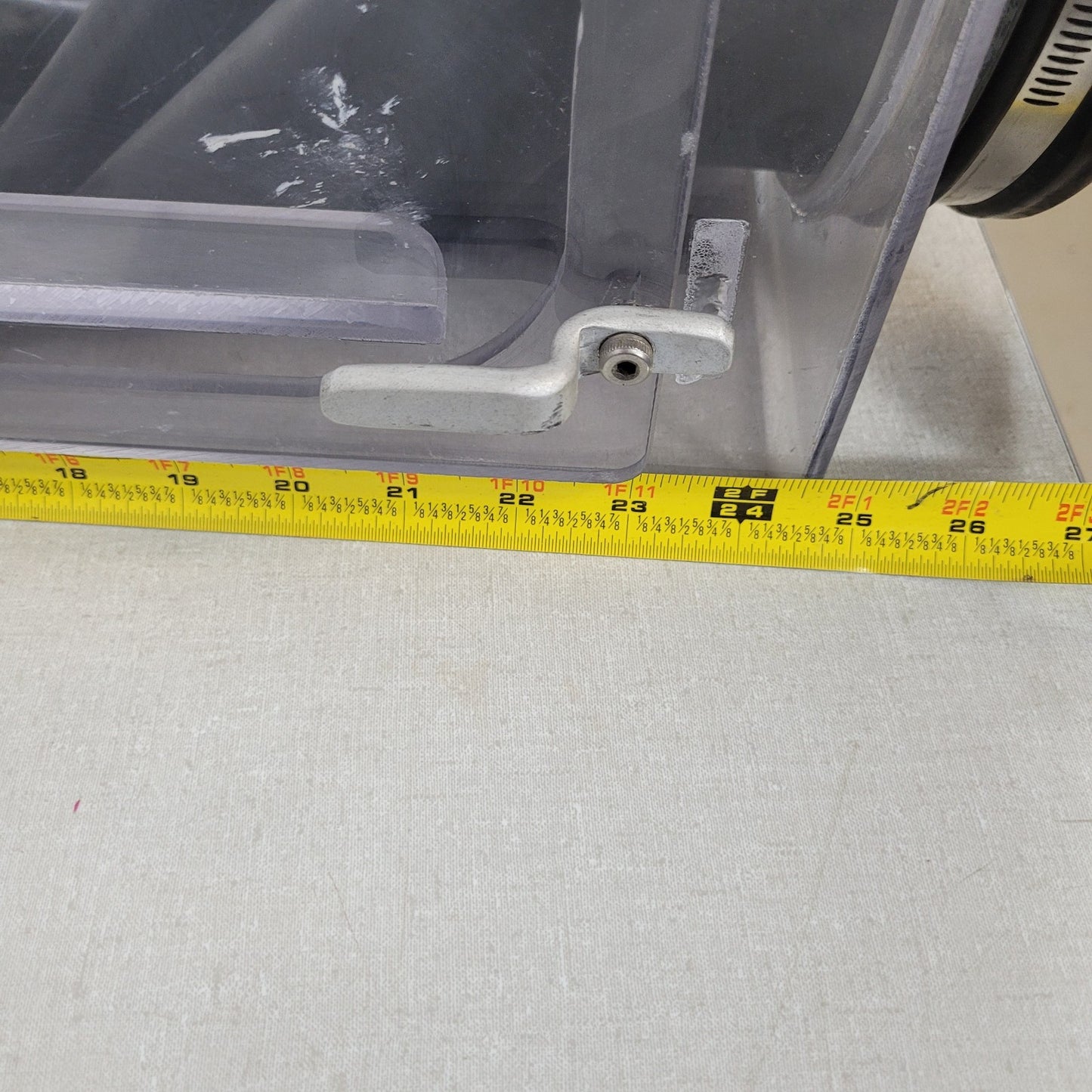 FOR PARTS Table Top Laboratory Controlled Gas Glovebox 24" X 25" X 20" Tall