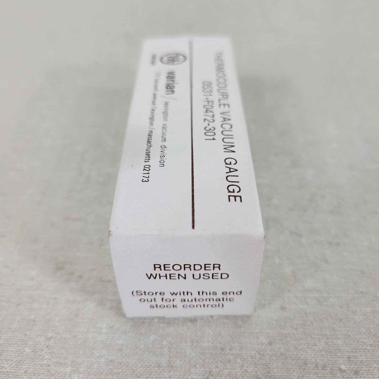 Agilent Varian 0531-F0472-301 Thermocouple Type 0531 Vacuum Preassure Gauge HV