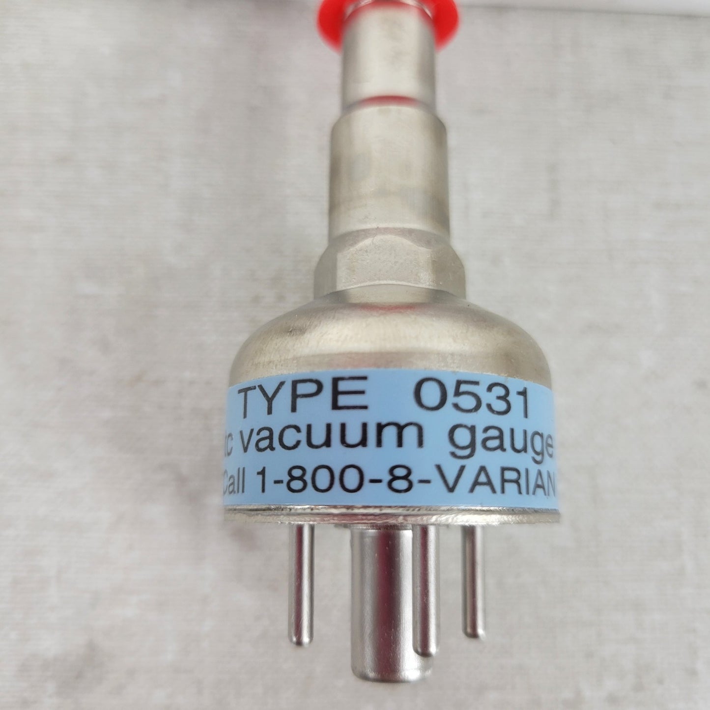 Agilent Varian 0531-F0472-301 Thermocouple Type 0531 Vacuum Preassure Gauge HV