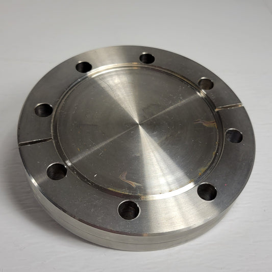HPS MKS DN63CF 4.5" CF Blank Flange Conflat High Vacuum Stainless Steel