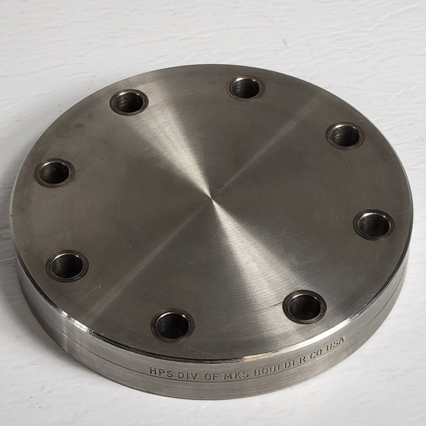 HPS MKS DN63CF 4.5" CF Blank Flange Conflat High Vacuum Stainless Steel