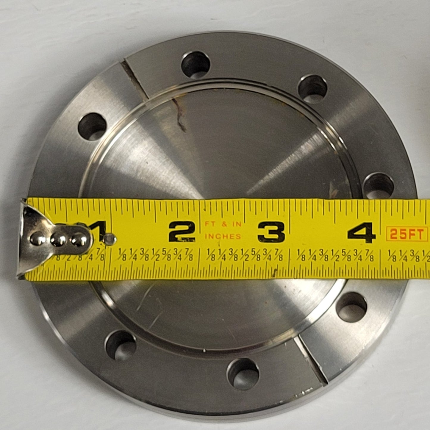 HPS MKS DN63CF 4.5" CF Blank Flange Conflat High Vacuum Stainless Steel