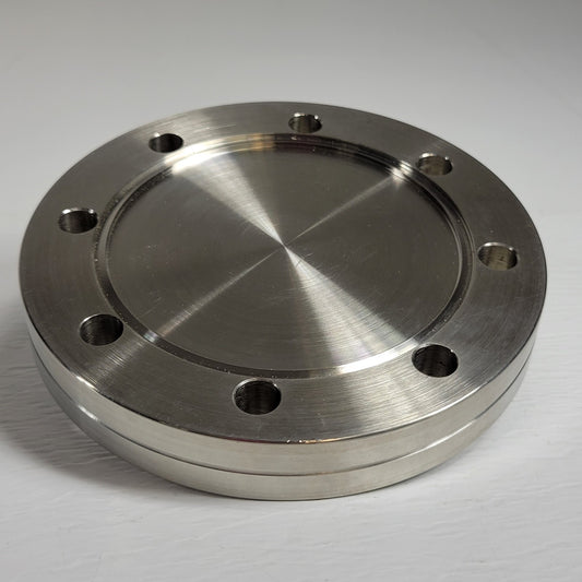 Huntington Labs DN63CF 4.5" CF Blank Flange Non-Rotatable SS Conflat High Vacuum