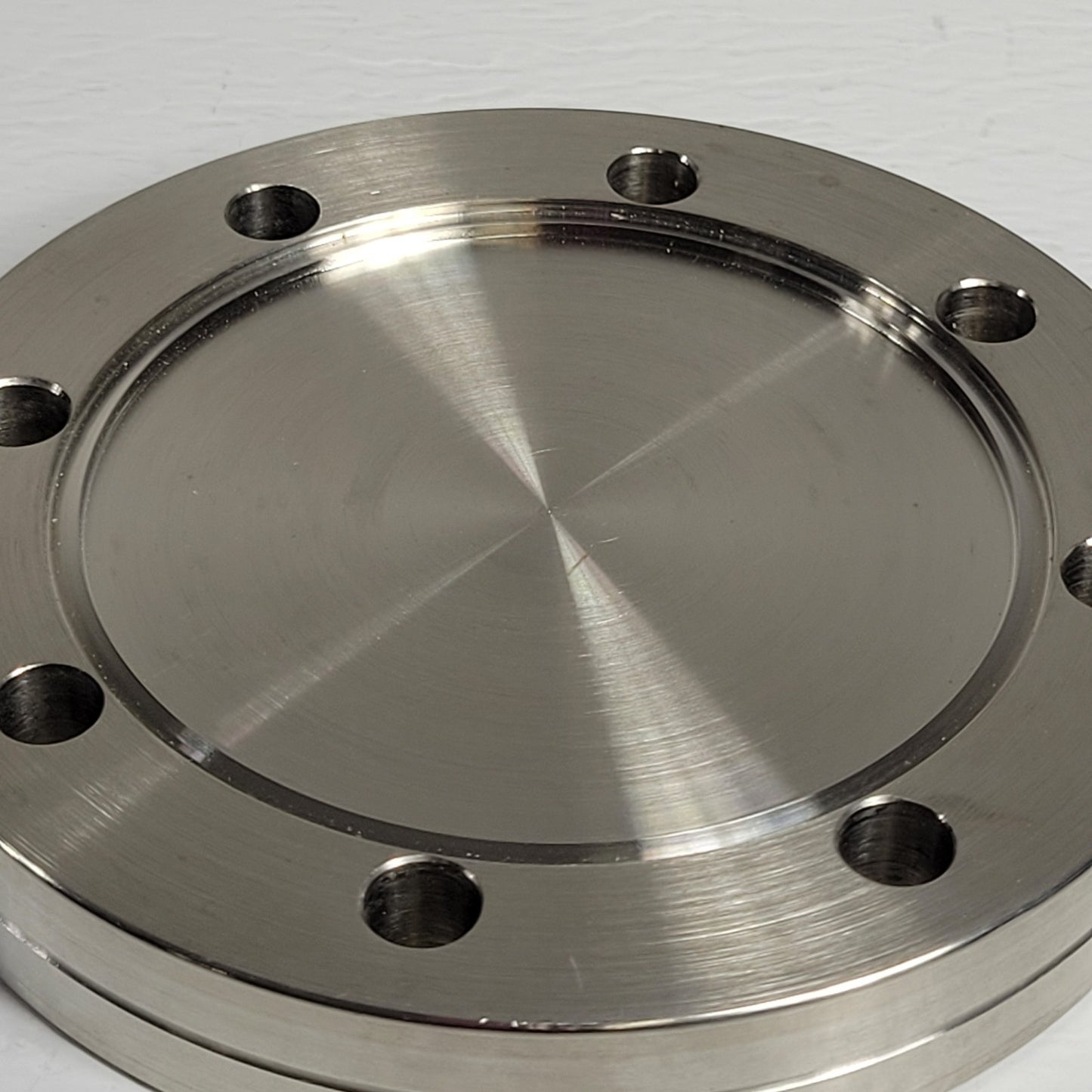 Huntington Labs DN63CF 4.5" CF Blank Flange Non-Rotatable SS Conflat High Vacuum