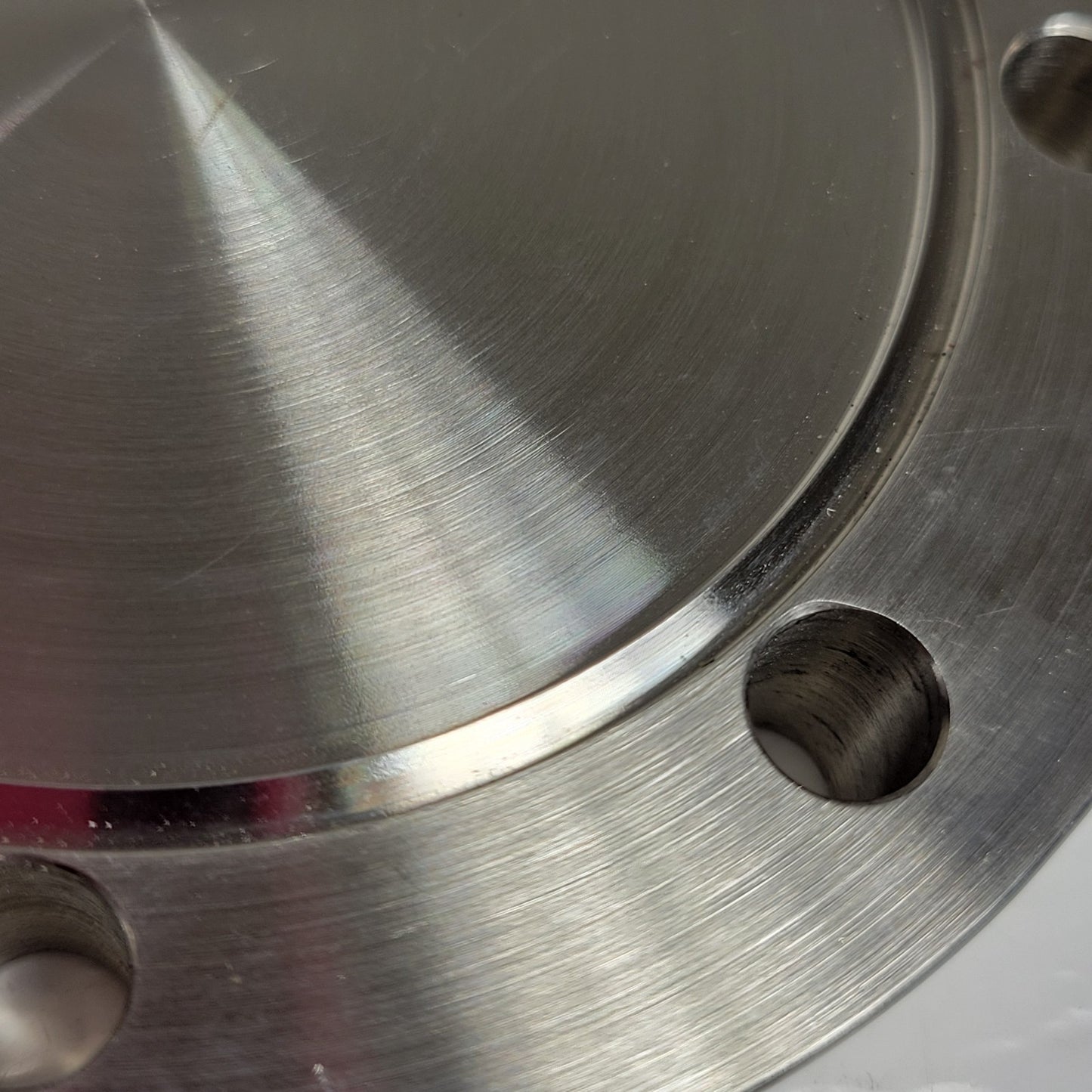 Huntington Labs DN63CF 4.5" CF Blank Flange Non-Rotatable SS Conflat High Vacuum