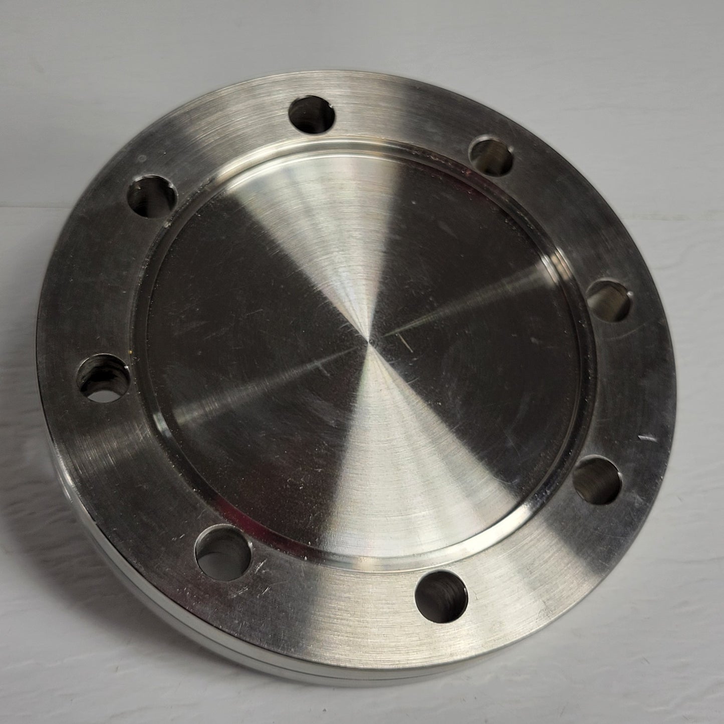 Huntington Labs DN63CF 4.5" CF Blank Flange Non-Rotatable SS Conflat High Vacuum