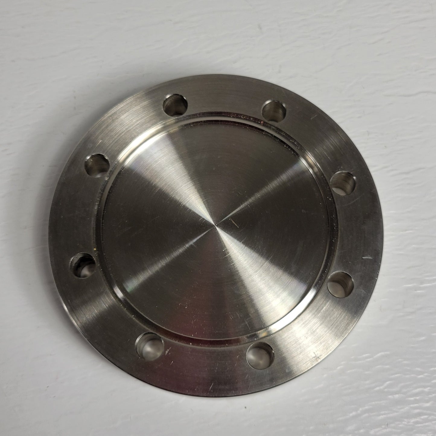 Huntington Labs DN63CF 4.5" CF Blank Flange Non-Rotatable SS Conflat High Vacuum