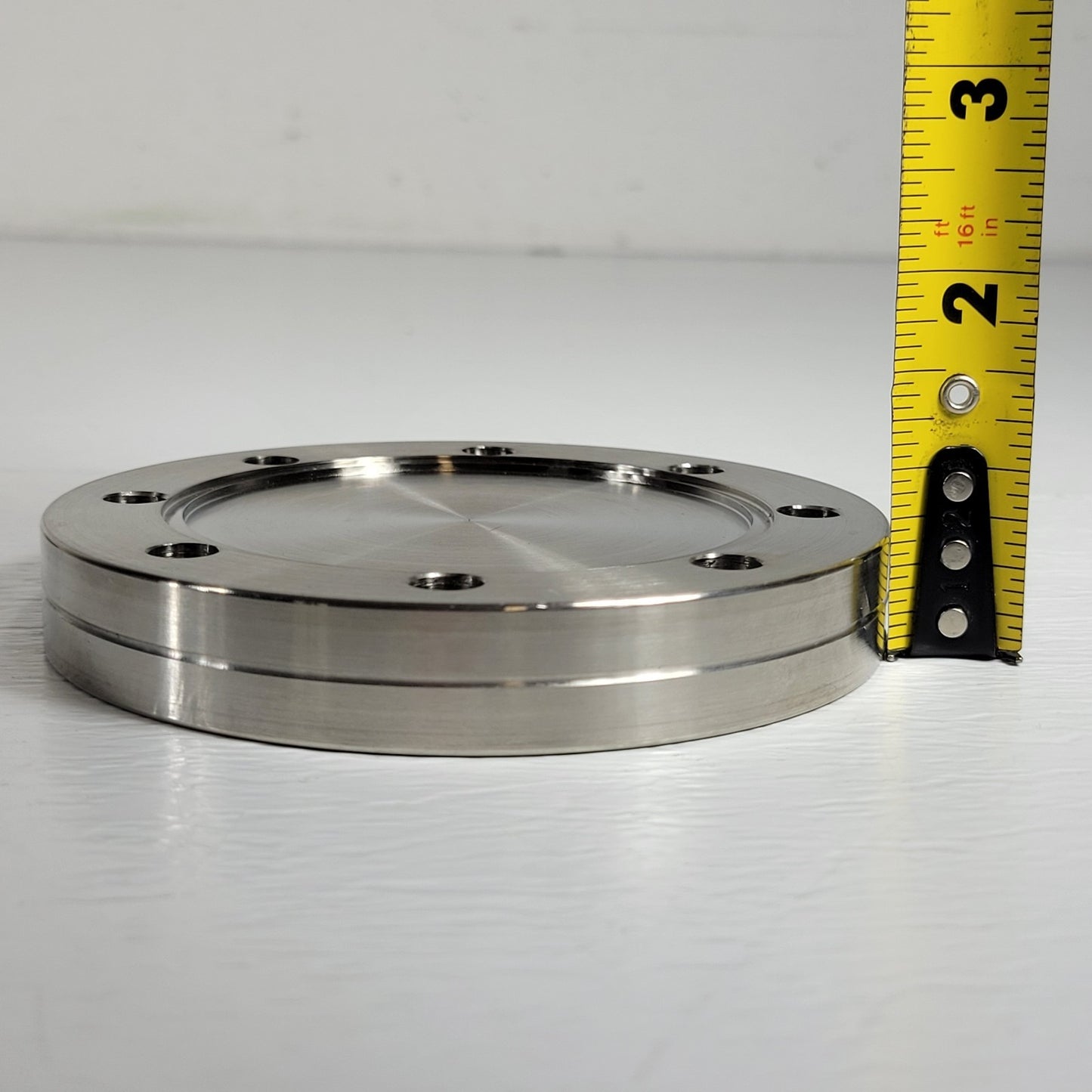 Huntington Labs DN63CF 4.5" CF Blank Flange Non-Rotatable SS Conflat High Vacuum