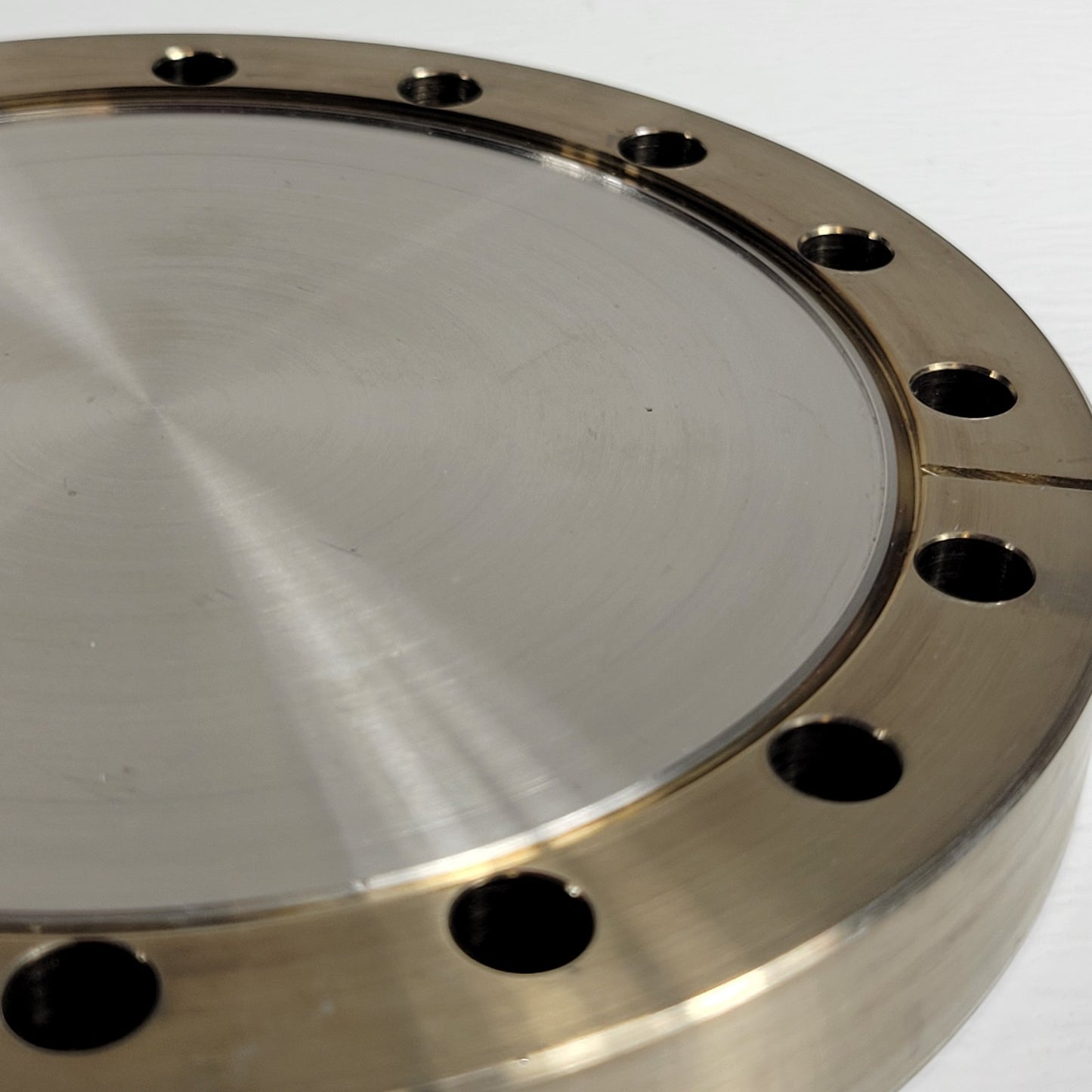 DN100CF 6" CF Blank Conflat Flange Non-Rotatable SS High Vacuum Knife Edge Seal