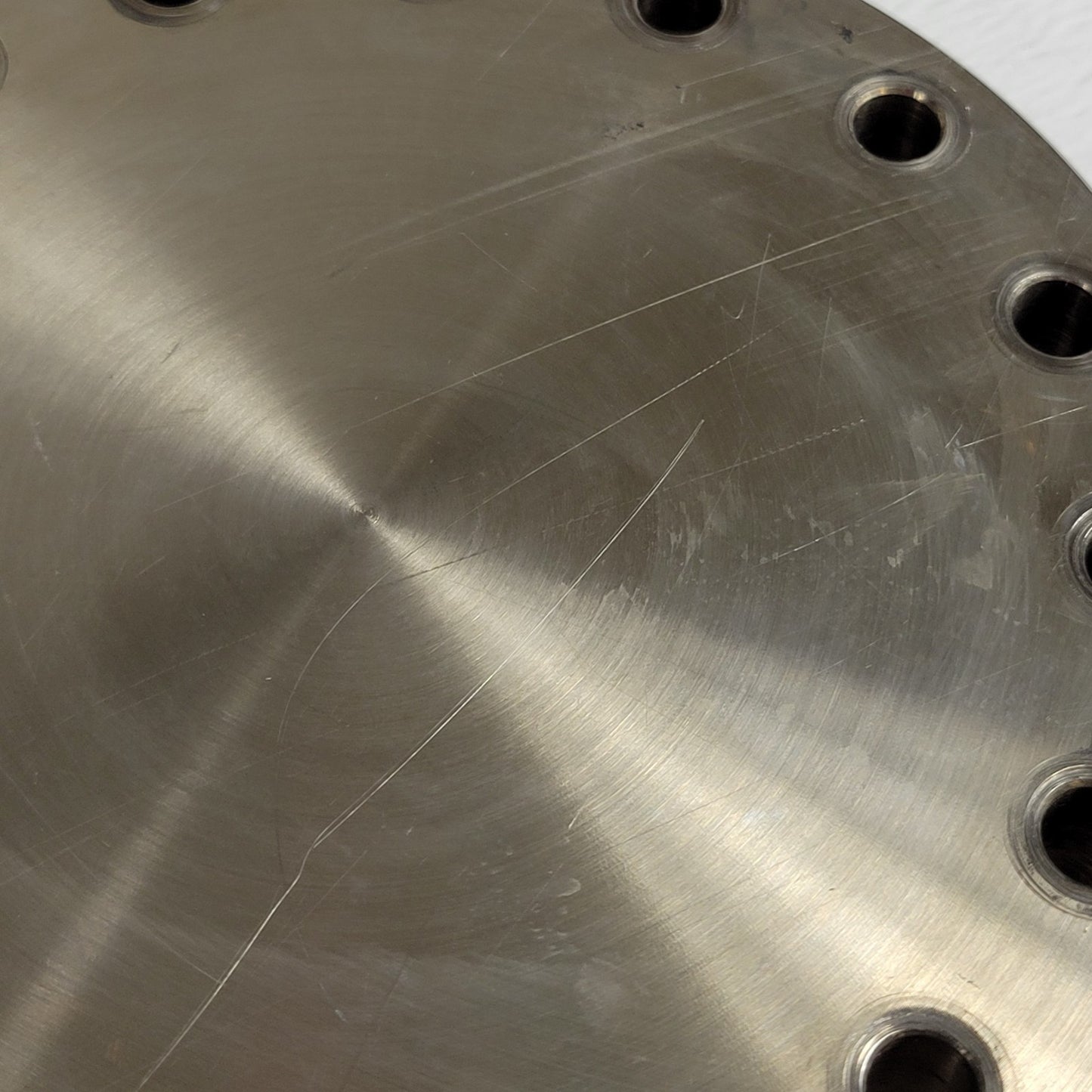 DN100CF 6" CF Blank Conflat Flange Non-Rotatable SS High Vacuum Knife Edge Seal