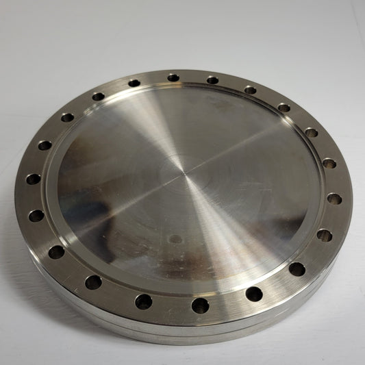 Huntington Labs 8" CF DN160CF Blank Flange Non-Rotatable SS Conflat High Vacuum
