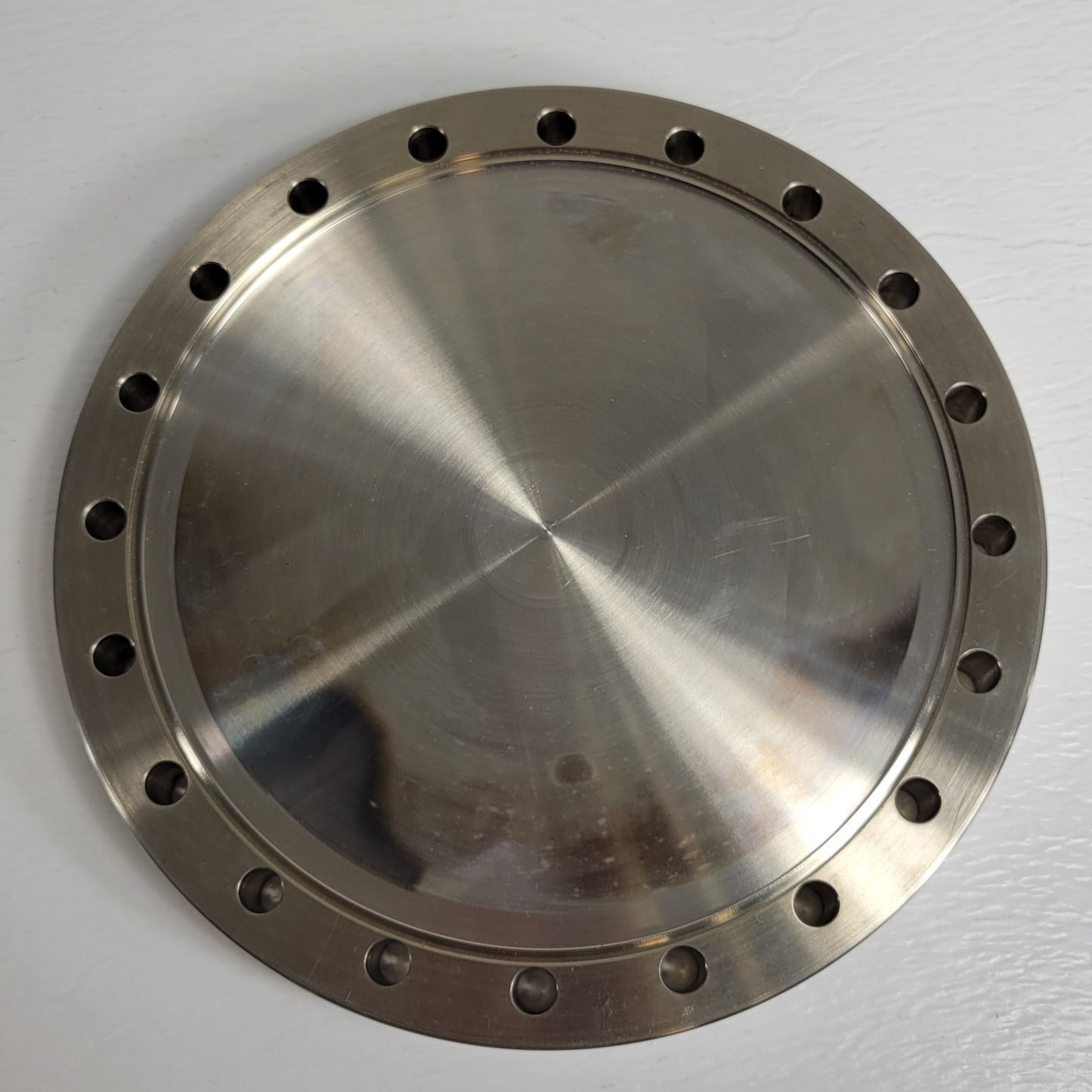 Huntington Labs 8" CF DN160CF Blank Flange Non-Rotatable SS Conflat High Vacuum