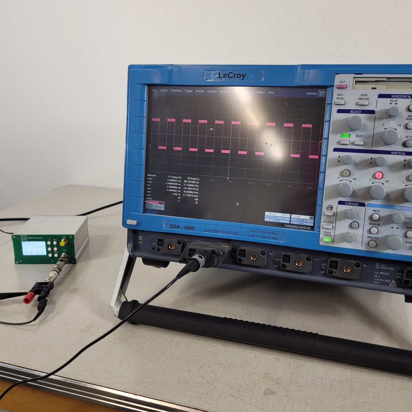 TESTED LeCroy DDA-5005 XL 5GHz Oscilloscope Quad-Channel 10GS/s Upgraded to SSD