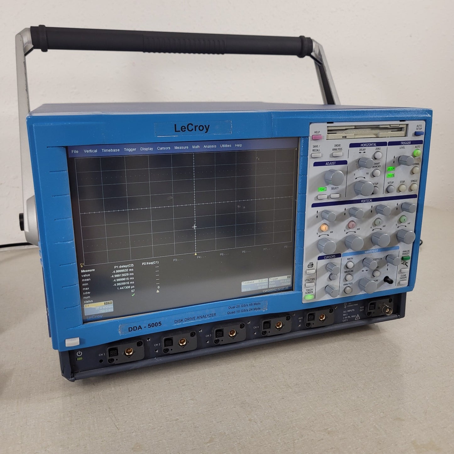 TESTED LeCroy DDA-5005 XL 5GHz Oscilloscope Quad-Channel 10GS/s Upgraded to SSD