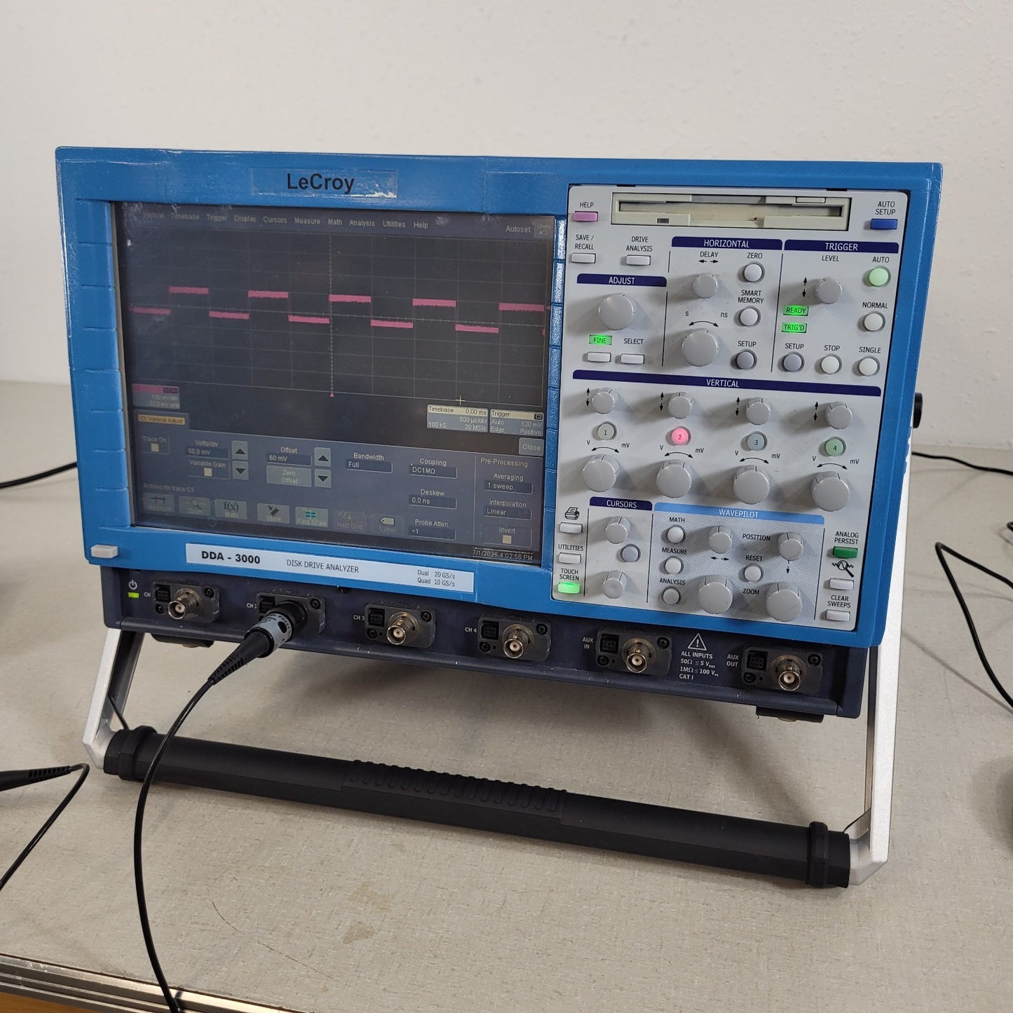 TESTED -3 CHANNELS ONLY- LeCroy DDA-3000 Disk Drive Analyzer 3 GHz Oscilloscope