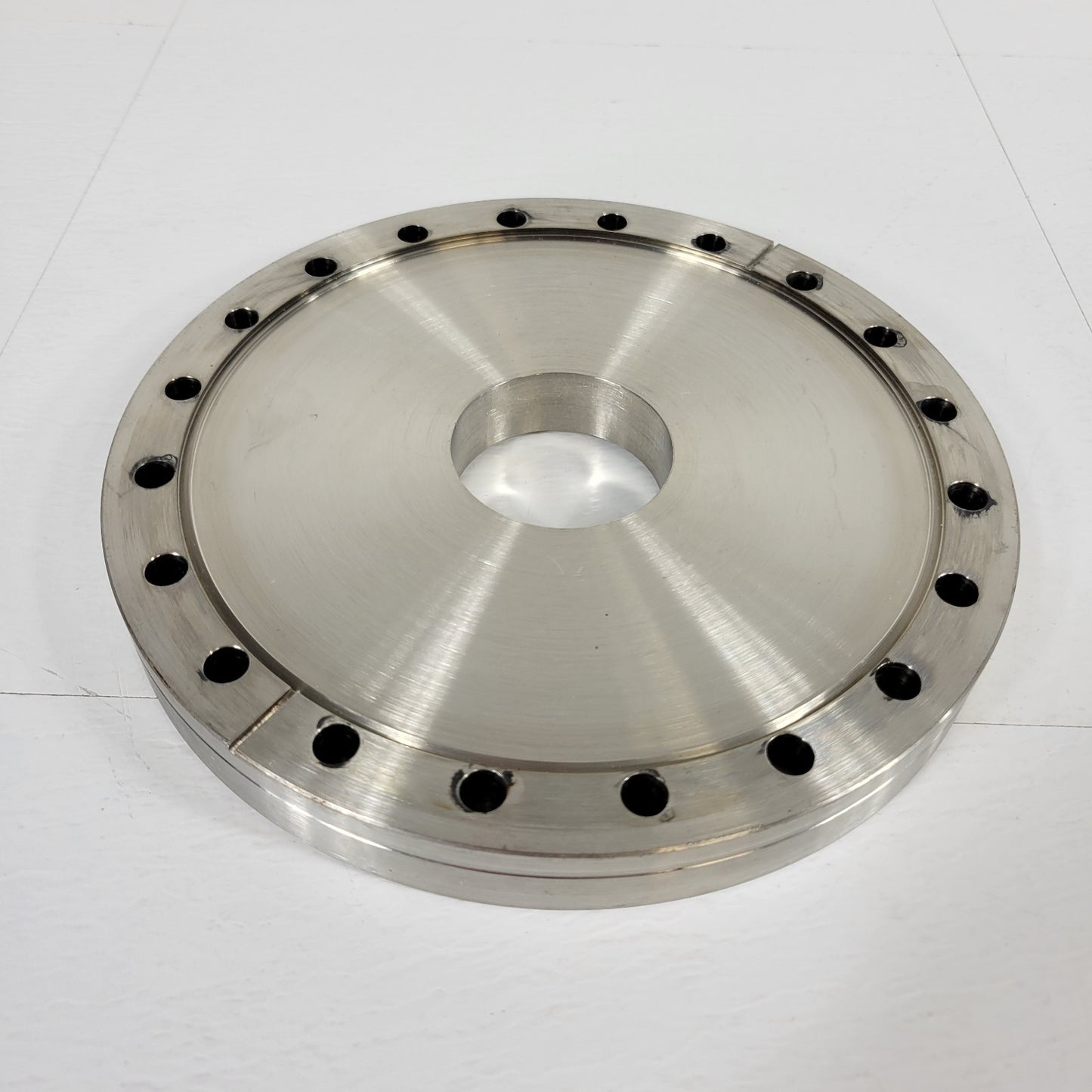Varian DN160CF 8" Zero-Length Adaper High Vacuum DN63CF 4.5" Rubber Seal Flange