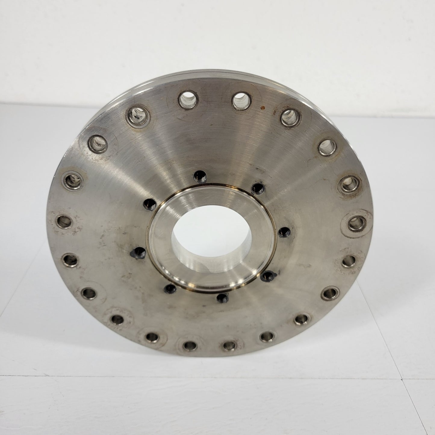 Varian DN160CF 8" Zero-Length Adaper High Vacuum DN63CF 4.5" Rubber Seal Flange