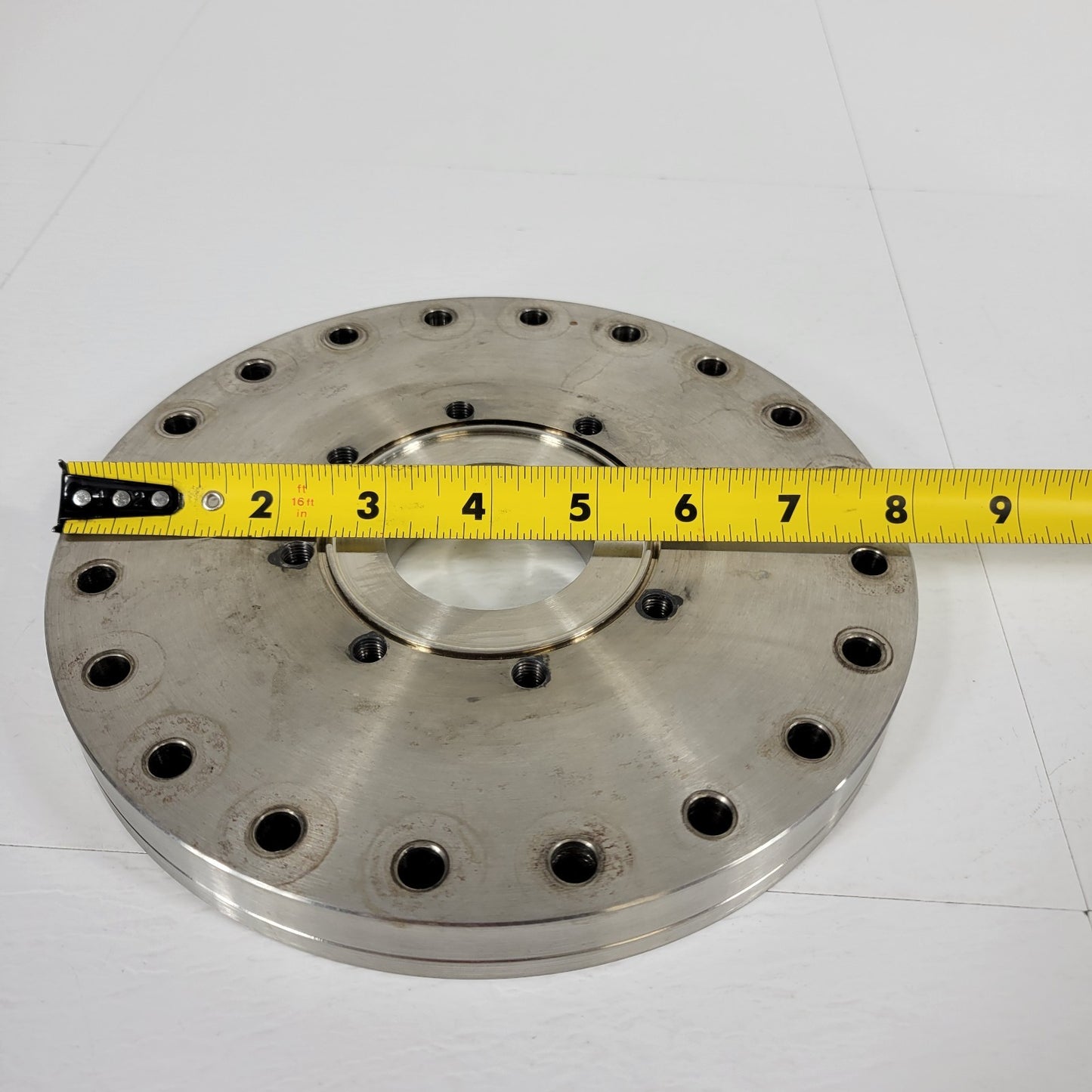 Varian DN160CF 8" Zero-Length Adaper High Vacuum DN63CF 4.5" Rubber Seal Flange