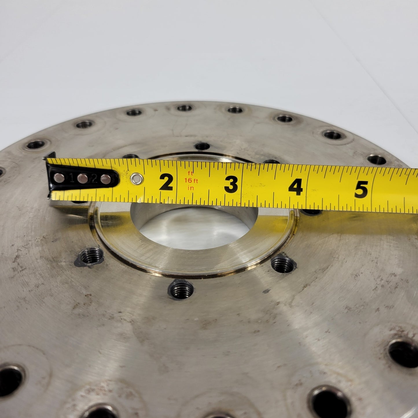 Varian DN160CF 8" Zero-Length Adaper High Vacuum DN63CF 4.5" Rubber Seal Flange