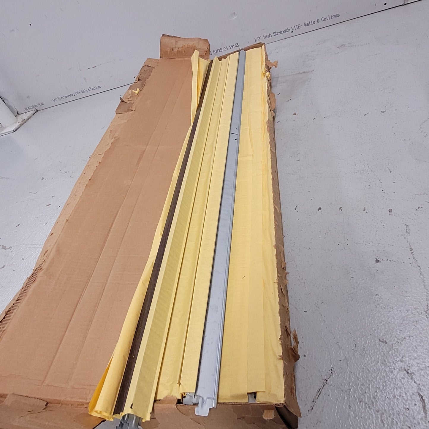 Armstrong 7022B Walnut Wood Grain 4' Drop Ceiling Cross Tee Box Of 60 Pieces