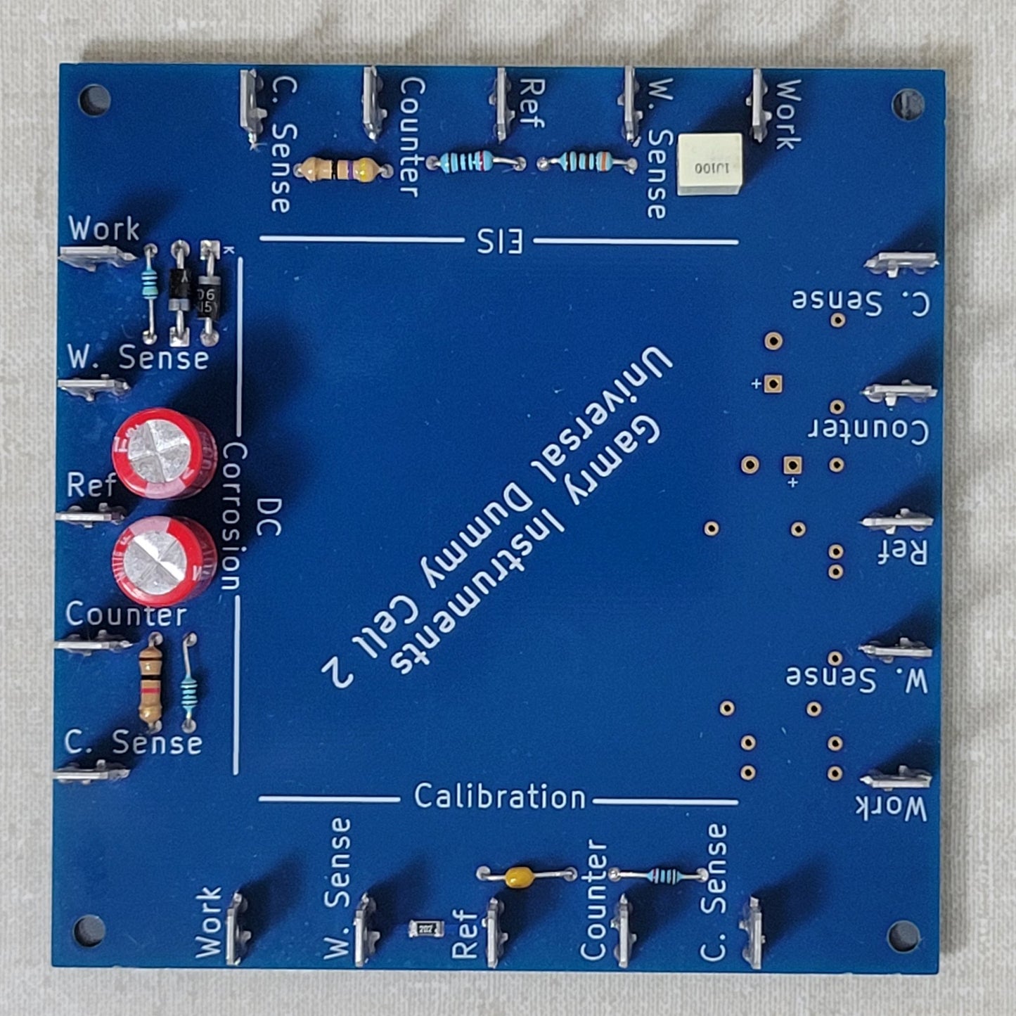 Gamry Universal Dummy Cell UDC 2 Calibration Board EIS DC Corrosion 990-00186
