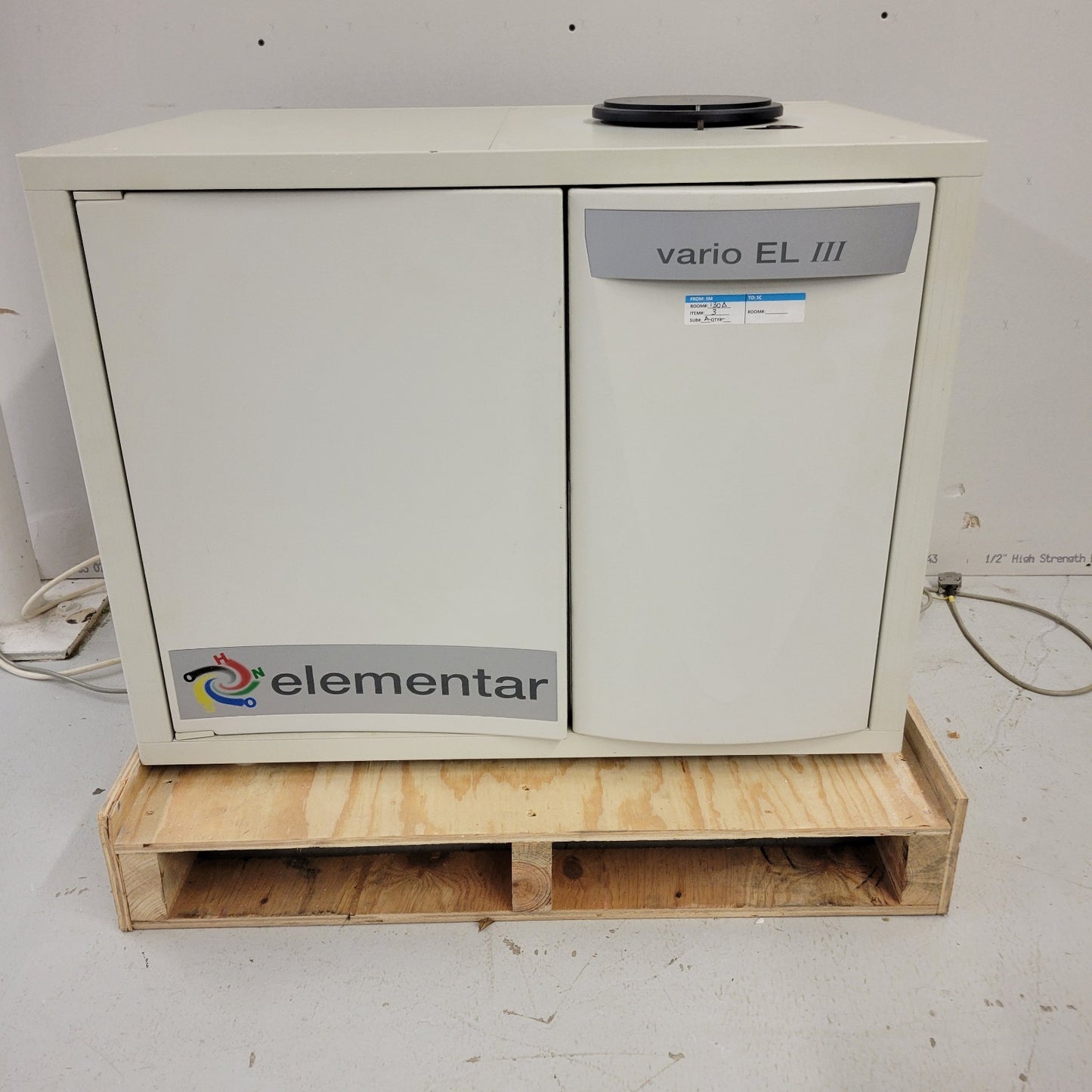 Elementar Vario-EL III Elemental Analyzer High Temperature Decomposition Unit
