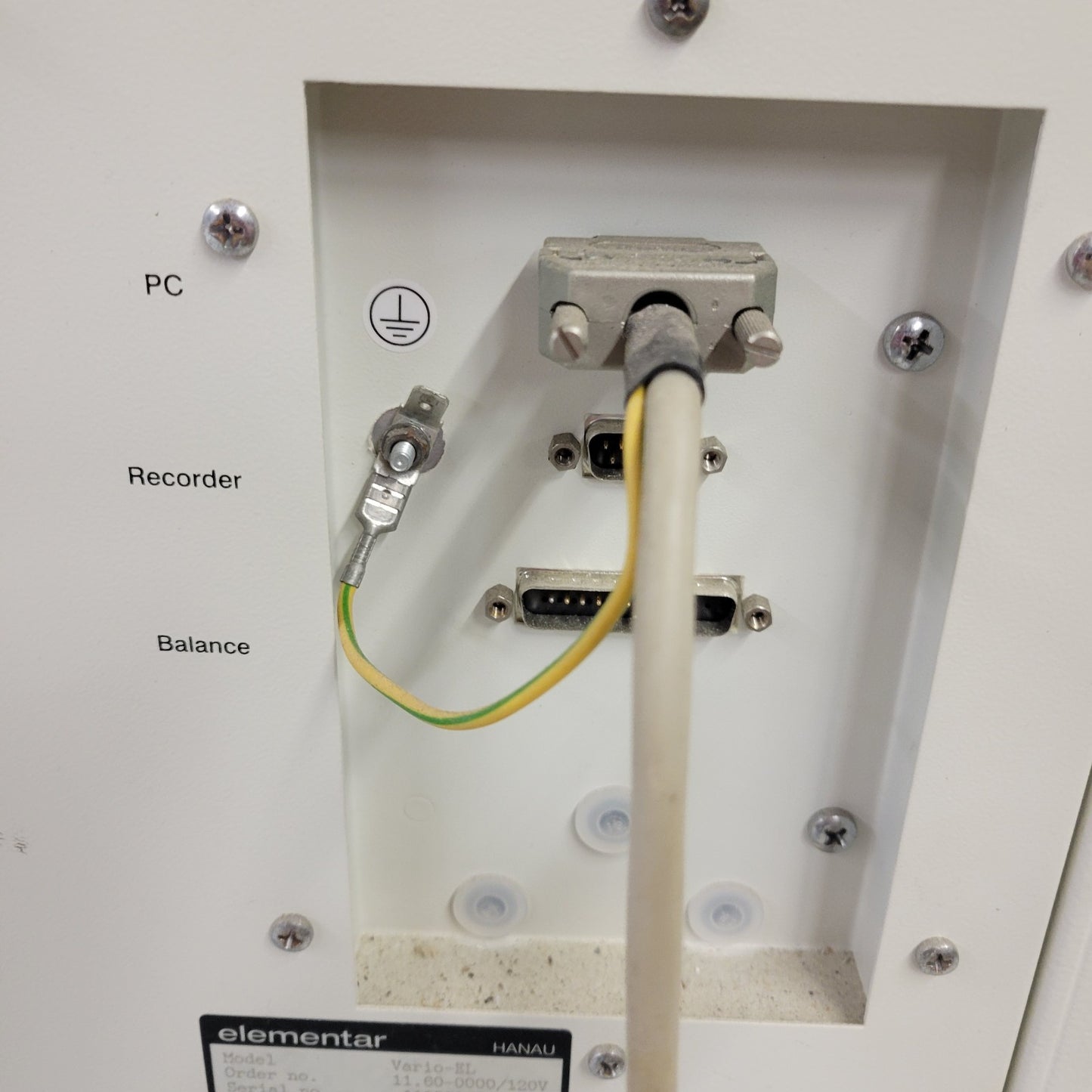Elementar Vario-EL III Elemental Analyzer High Temperature Decomposition Unit