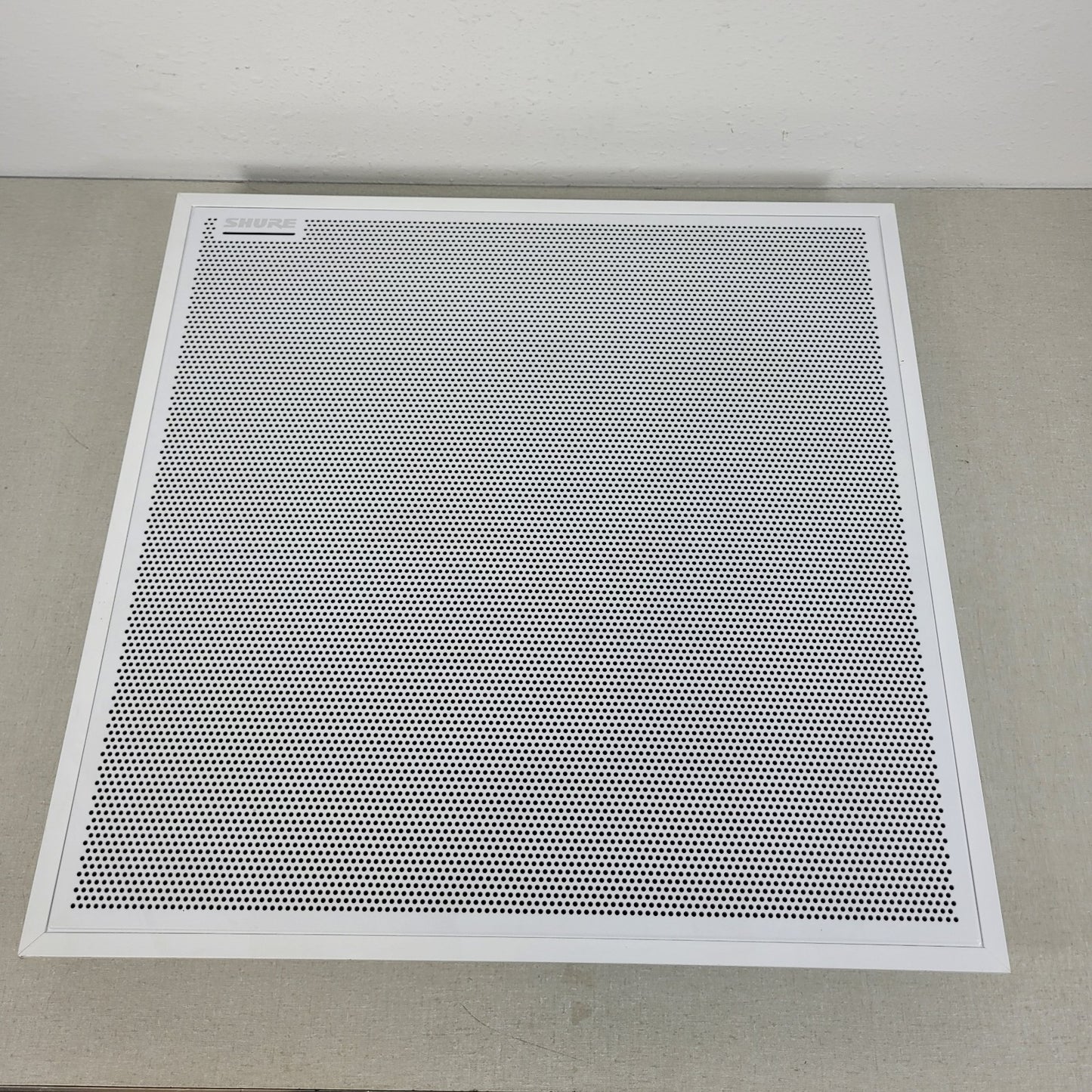 FOR PARTS- Shure MXA910W Microflex Ceiling Array Microphone 2ftx2ft Dante