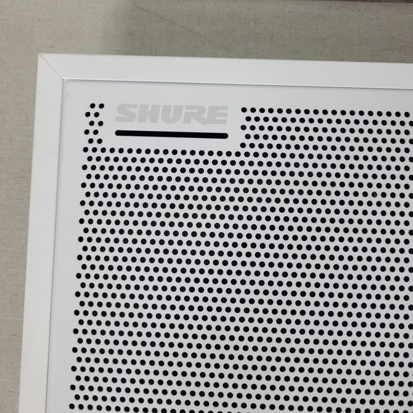 FOR PARTS- Shure MXA910W Microflex Ceiling Array Microphone 2ftx2ft Dante