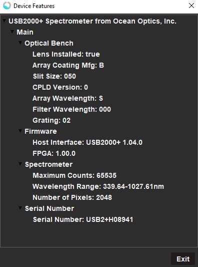 TESTED WORKS Ocean Optics USB2000+ Miniature Fiber Optic Spectrometer 340-1024nm