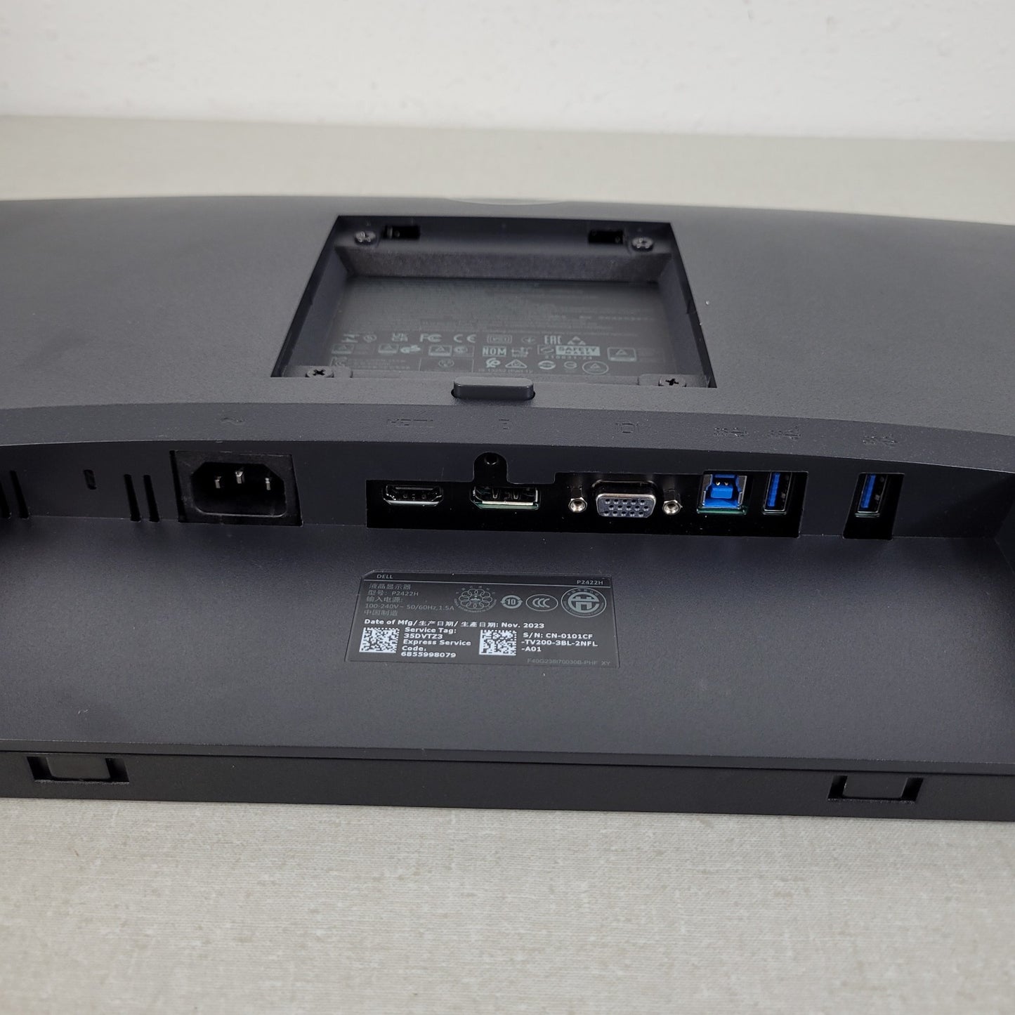 *FOR PARTS* Dell P2422H 24" Full HD 1080p Monitor IPS ComfortView Plus Damaged