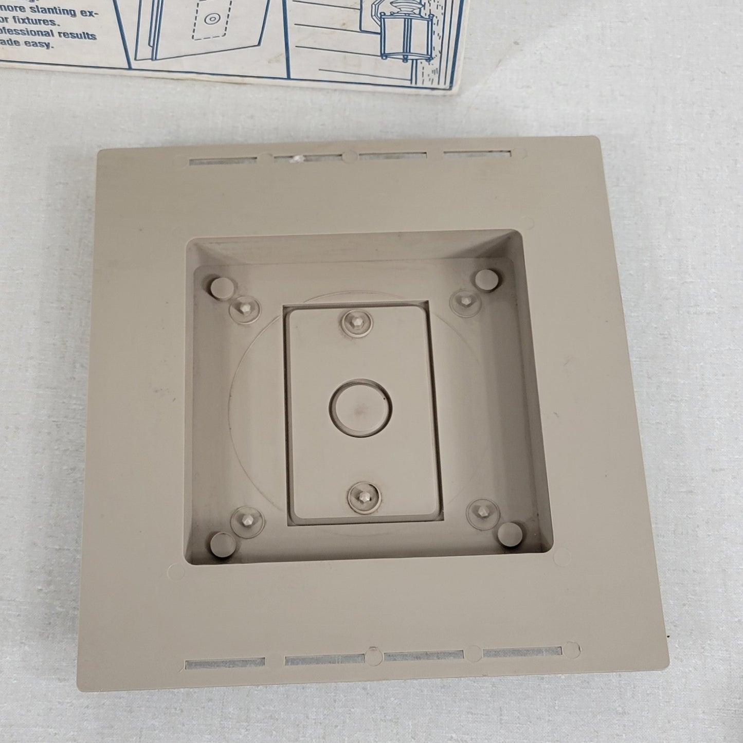 Pack Of 10- VI J-Block Flush Mounting Block For Siding Clay Color