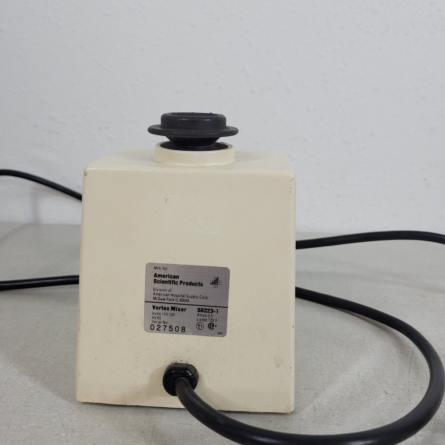 TESTED WORKS SP Vortex Mixer S8223-1 American Scientific Products ASP Single