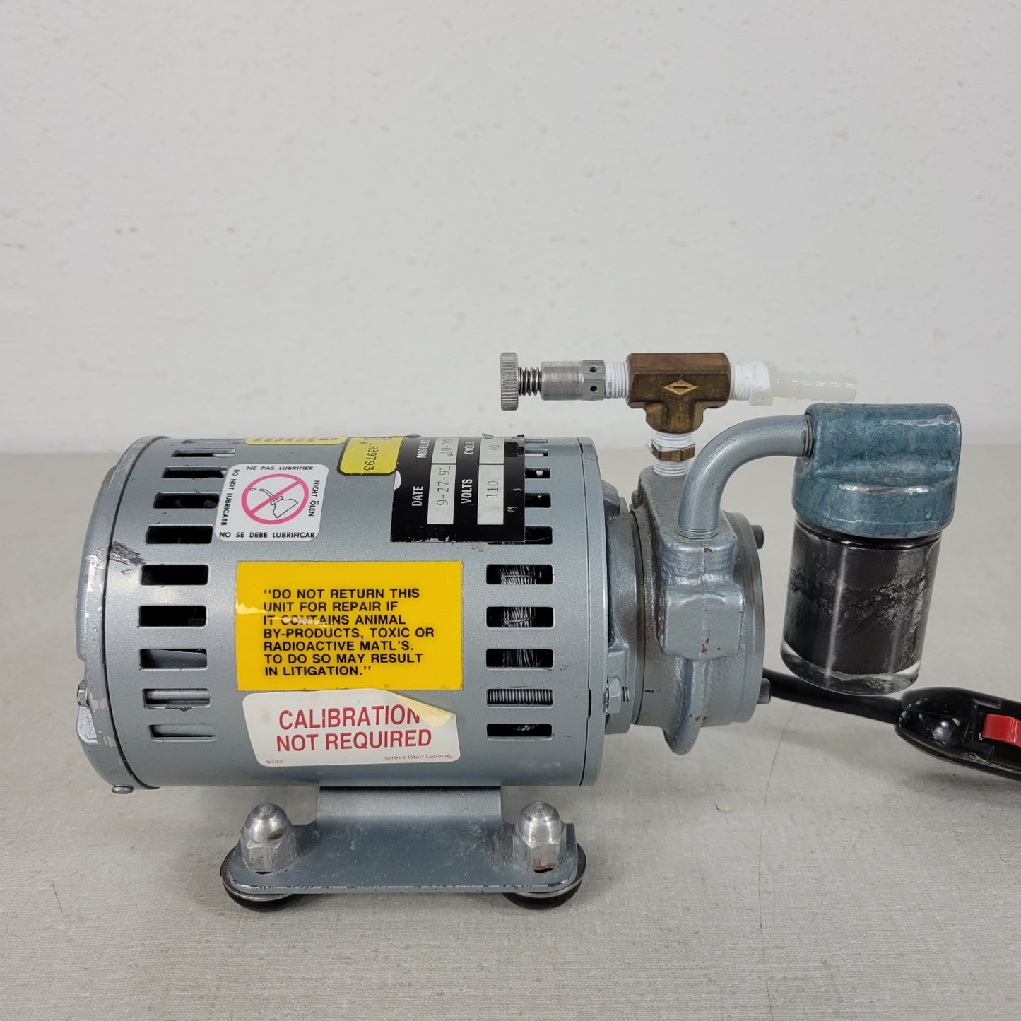 Thermo Andersen 10-709 110V Bioaerosol Sampler Lab Vacuum Pump 60 Cycles HV