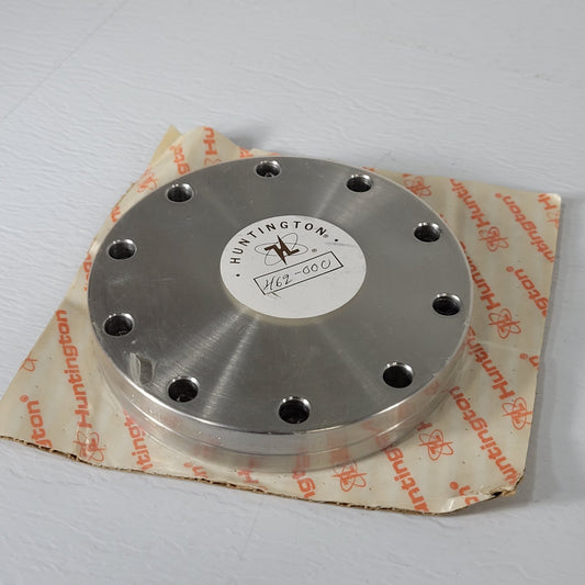 Huntington DN75CF 4.62" Blank Flange 469-000 Stainless Steel High Vacuum CF75