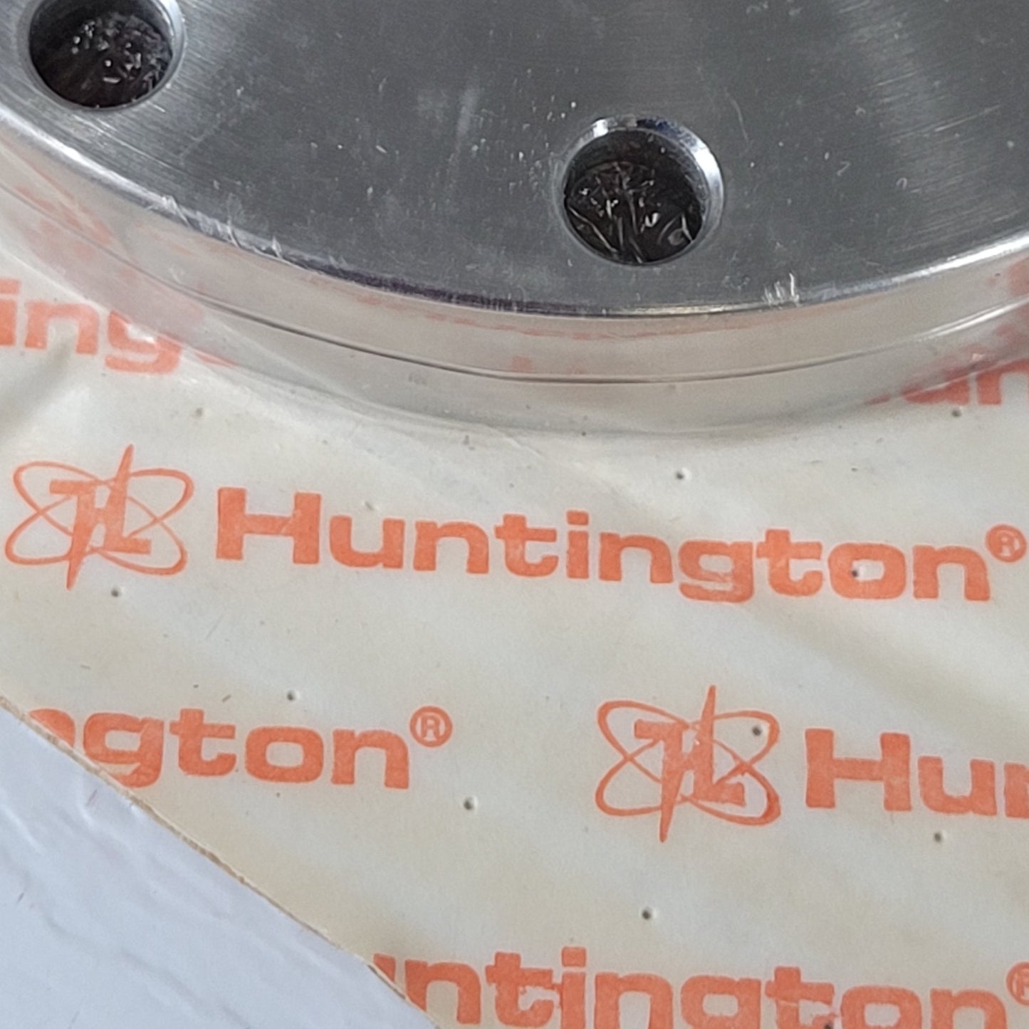Huntington DN75CF 4.62" Blank Flange 469-000 Stainless Steel High Vacuum CF75