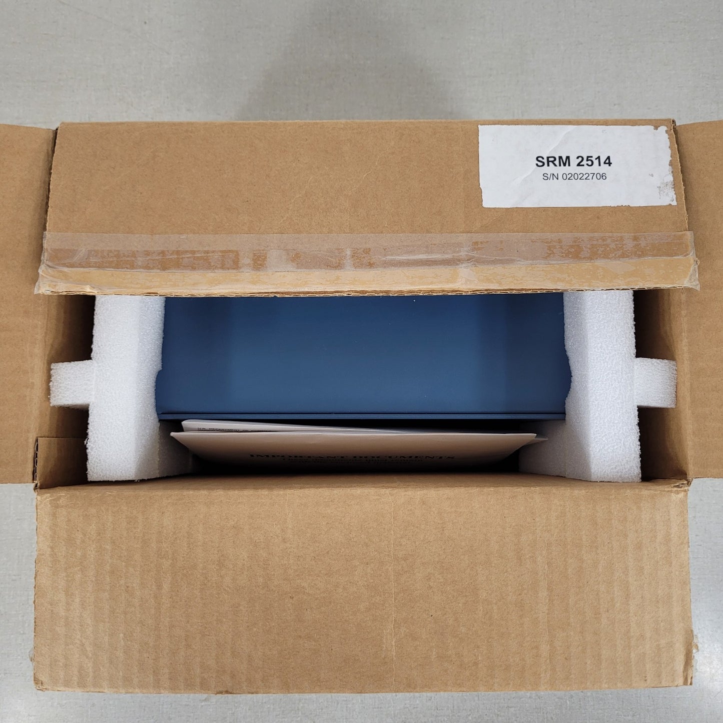 NIST SRM-2514 Wavelength Calibration Reference 1560-1595nm Carbon Monoxide Lines