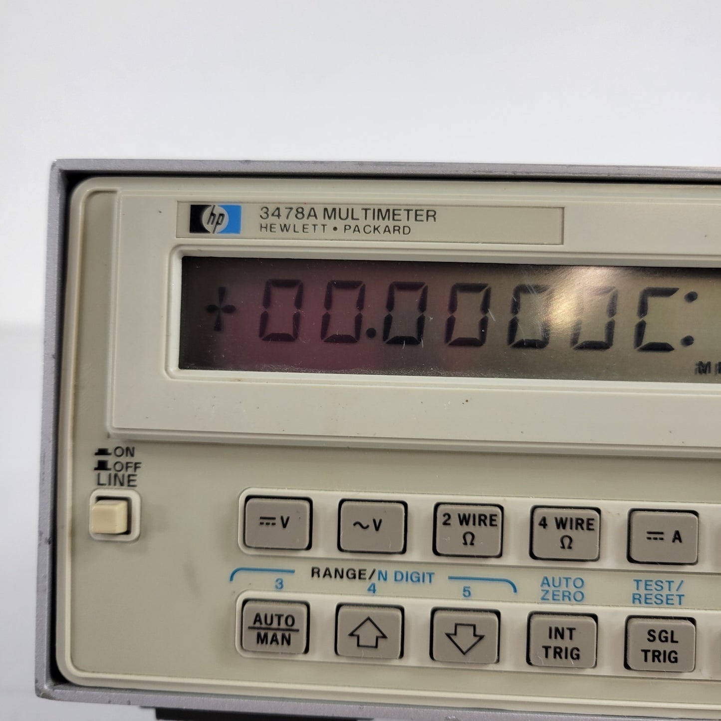 TESTED Hewlett Packard HP 3478A Multimeter 5.5-Digit 71 Samples/Sec DC AC RMS