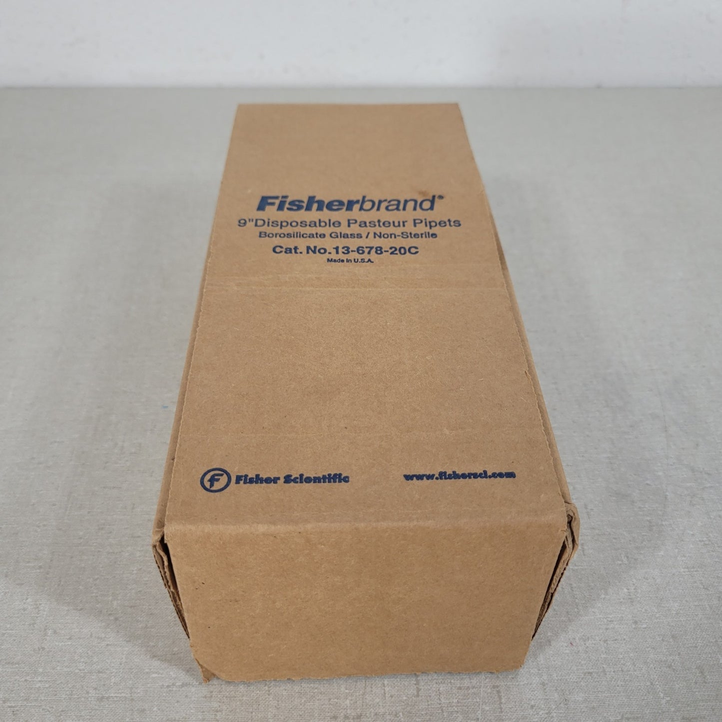 Fisherbrand 13-678-20C 9" Disposable Pasteur Pipets Borosilicate Glass 135 Count