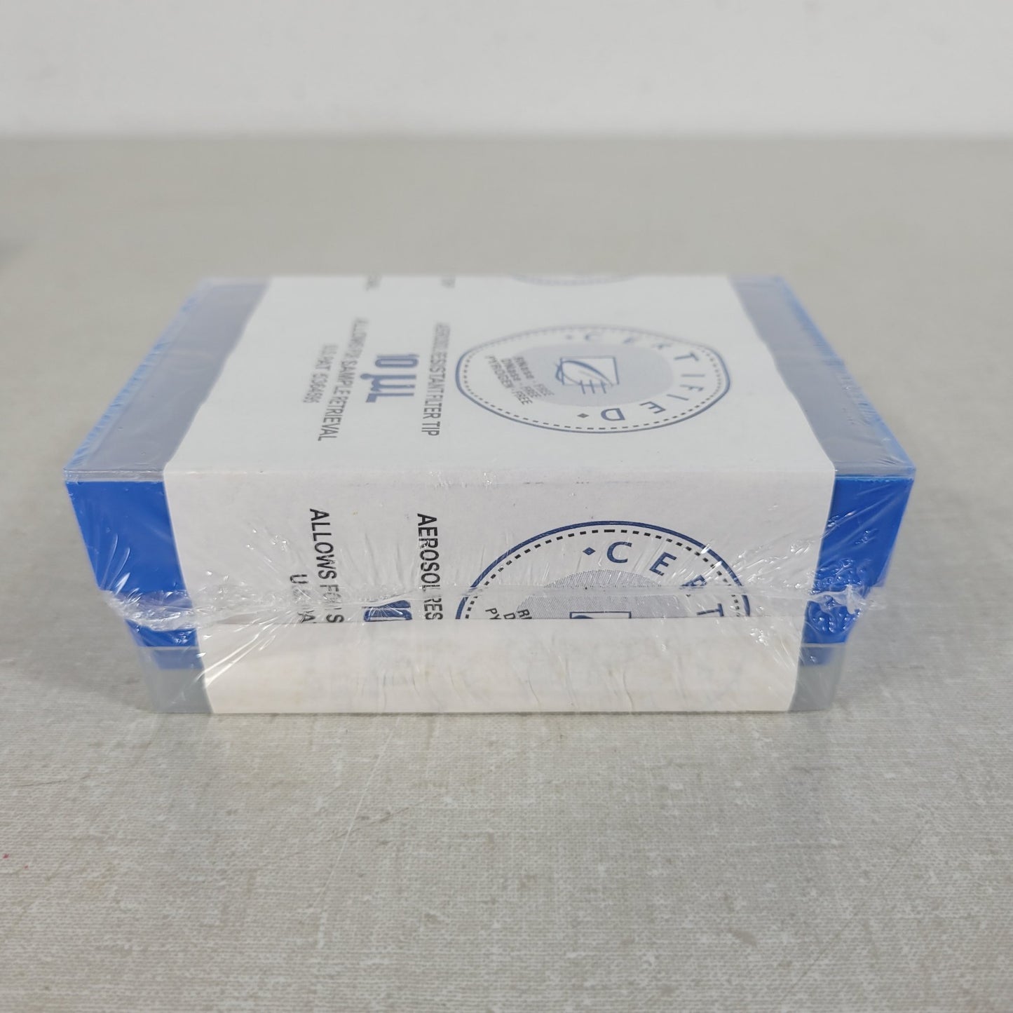 *Lot of 4* CERTIFIED 10µL Aerosol Resistant Filter Pipet Tips Sterile Rack of 96
