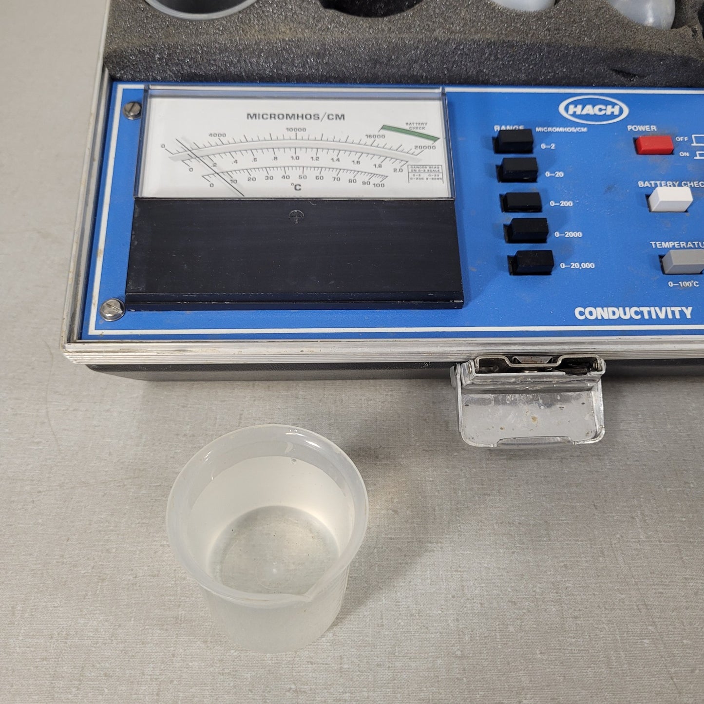 HACH Conductivity Portable Water Analysis Instrumentation 0-20000 micromhos / cm