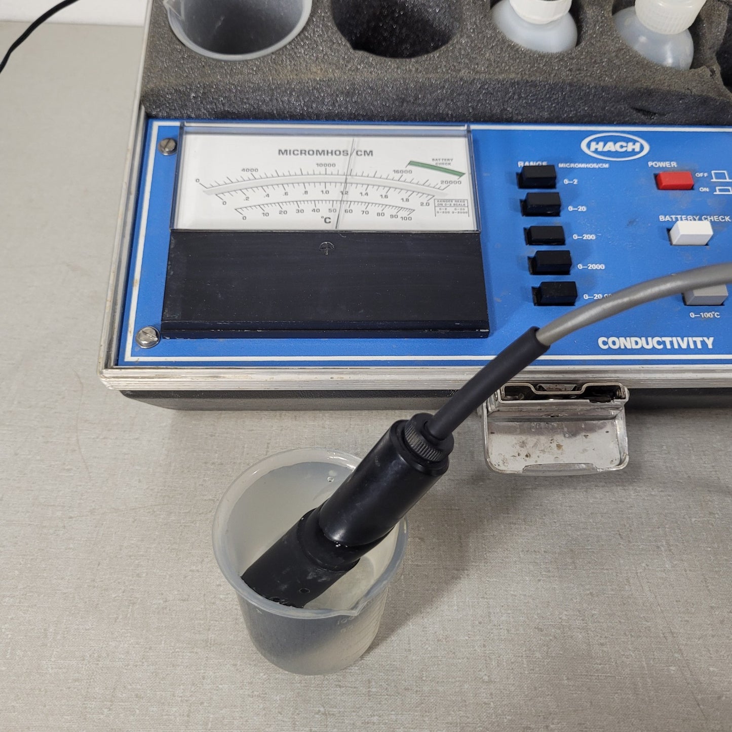 HACH Conductivity Portable Water Analysis Instrumentation 0-20000 micromhos / cm