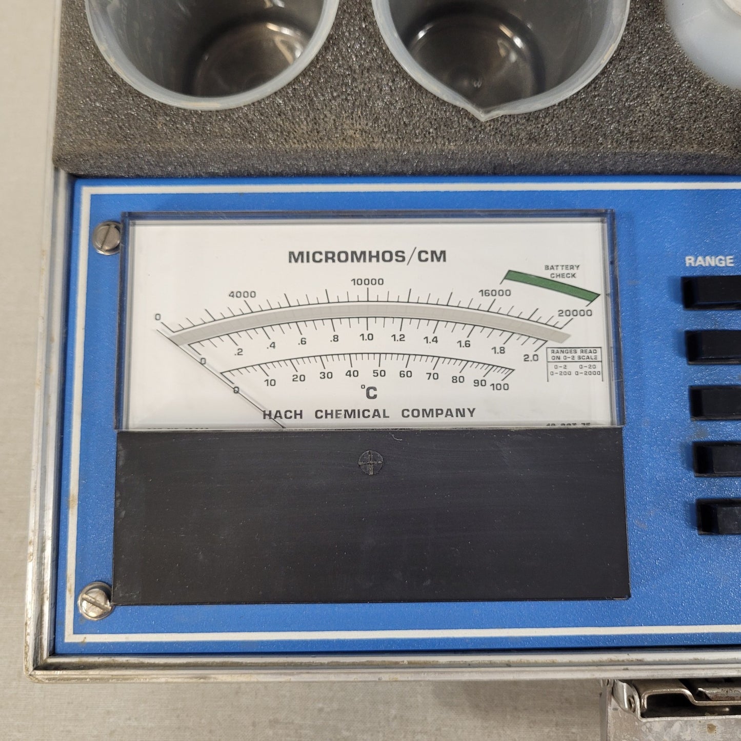 HACH Conductivity Portable Water Analysis Instrumentation 0-20000 micromhos / cm