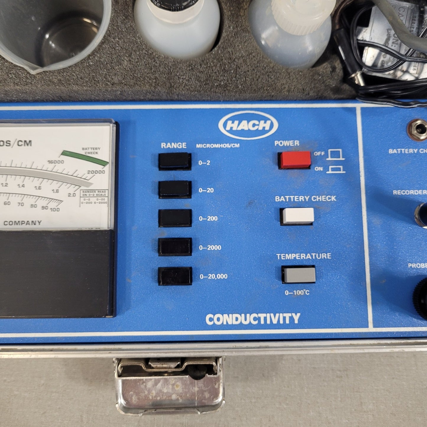 HACH Conductivity Portable Water Analysis Instrumentation 0-20000 micromhos / cm