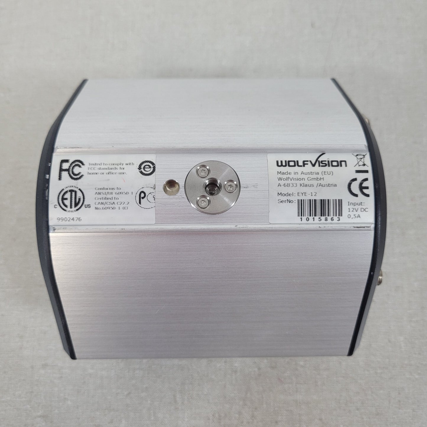 Wolfvision EYE-12 High Quality Advanced Live Imaging Camera 30 fps 1280x960