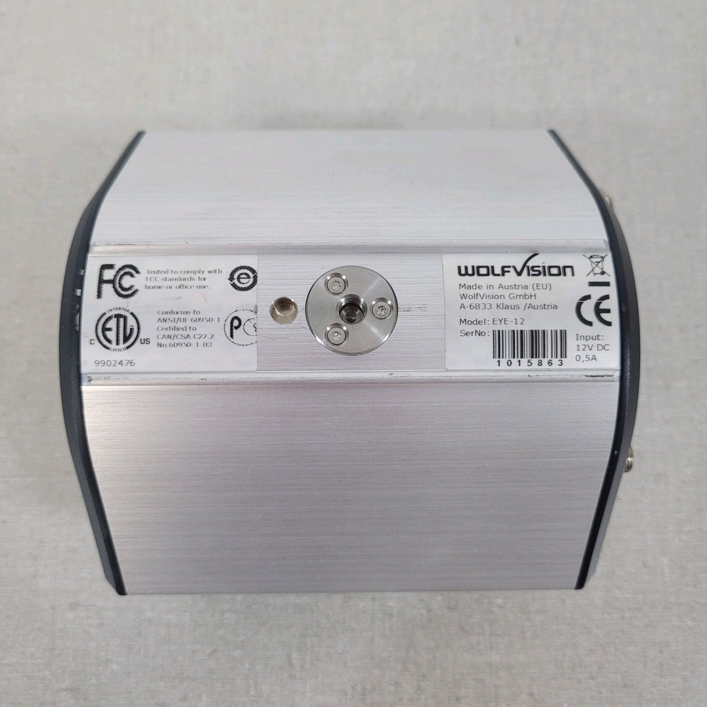 Wolfvision EYE-12 High Quality Advanced Live Imaging Camera 30 fps 1280x960
