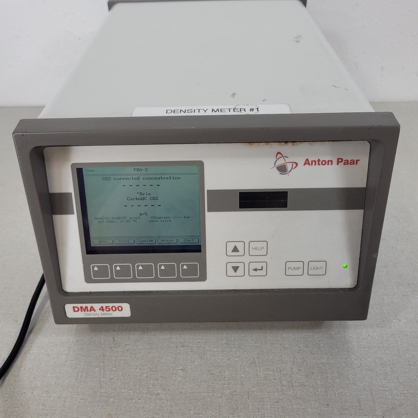 Anton Paar DMA-4500 Digital Liquid Density Meter Oscillating w/ Manual, CD