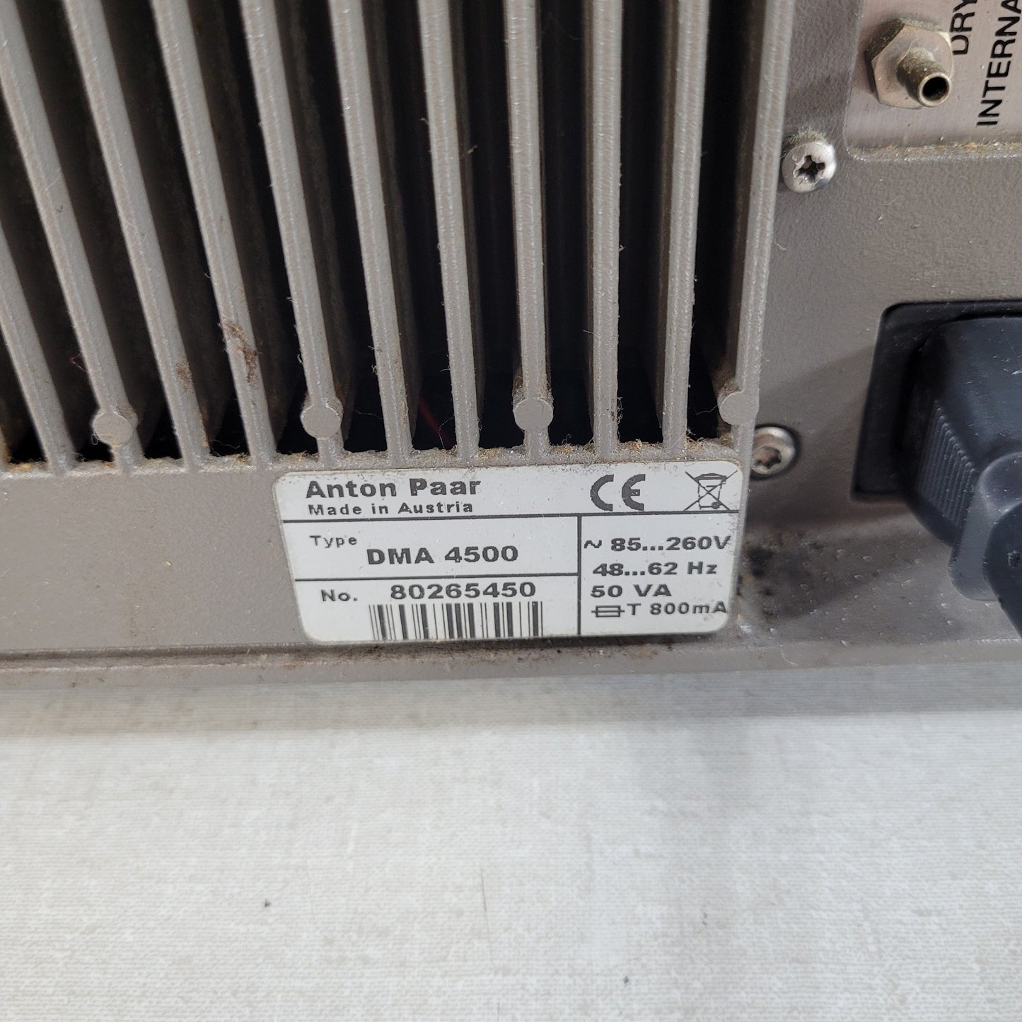 Anton Paar DMA-4500 Digital Liquid Density Meter Oscillating w/ Manual, CD